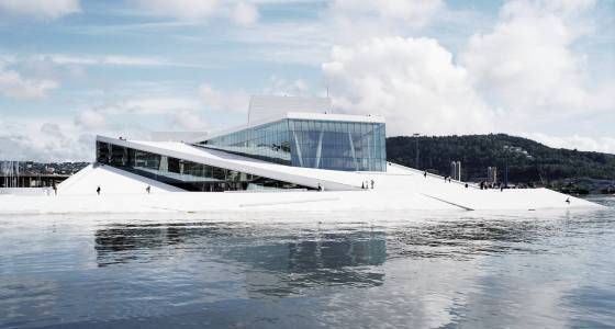 Ópera de Oslo. Imagem do site dos arquitetos.